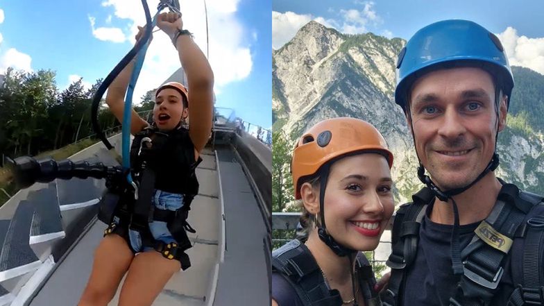 Marcelina Ziętek prezentuje pełen EKSTREMALNYCH doznań urlop w towarzystwie Piotra Żyły