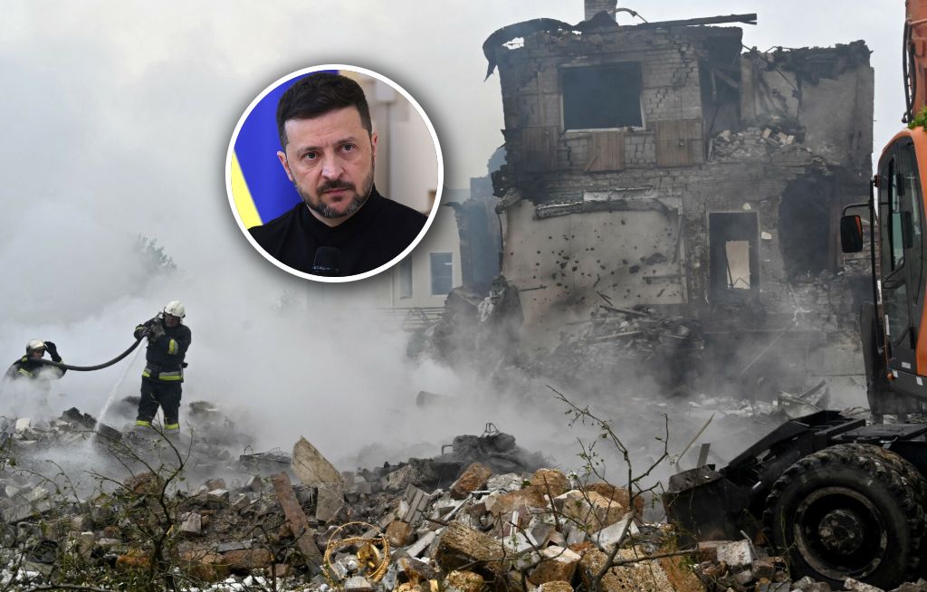 Zmasowany atak Rosji. Zełenskiemu się ulało: to zachęta dla Putina