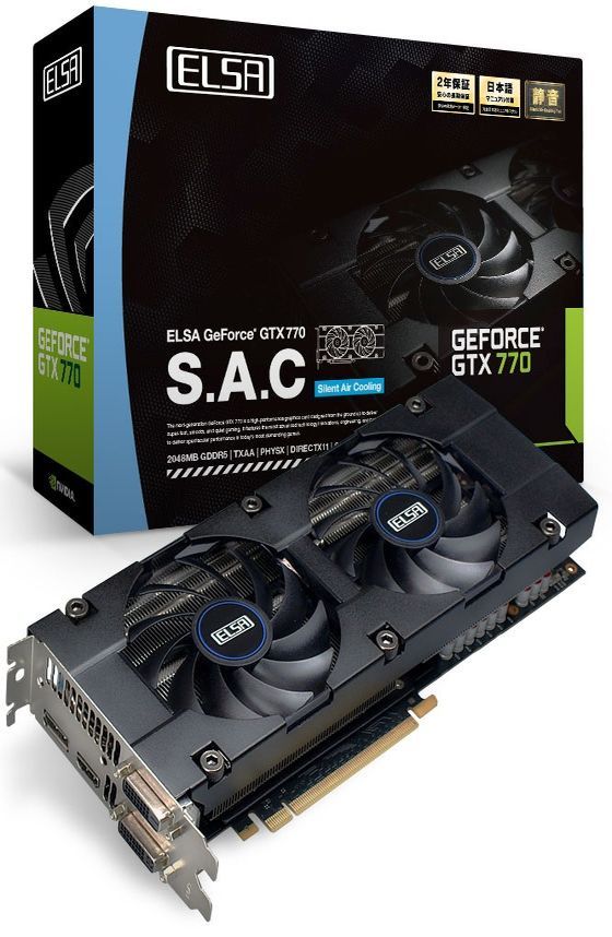 ELSA GeForce GTX 770 S.A.C. karta graficzna zdjęcie opakowanie