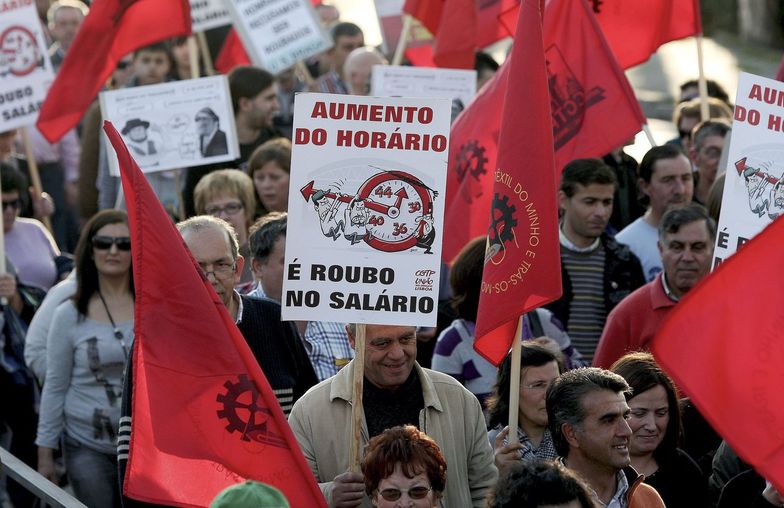 Protesty w Portugalii. Przewoźnicy zarabiają na demonstracjach
