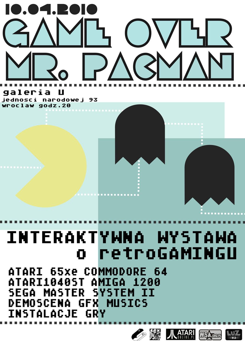 Wystawa Game Over Mr. Pacman przesunięta