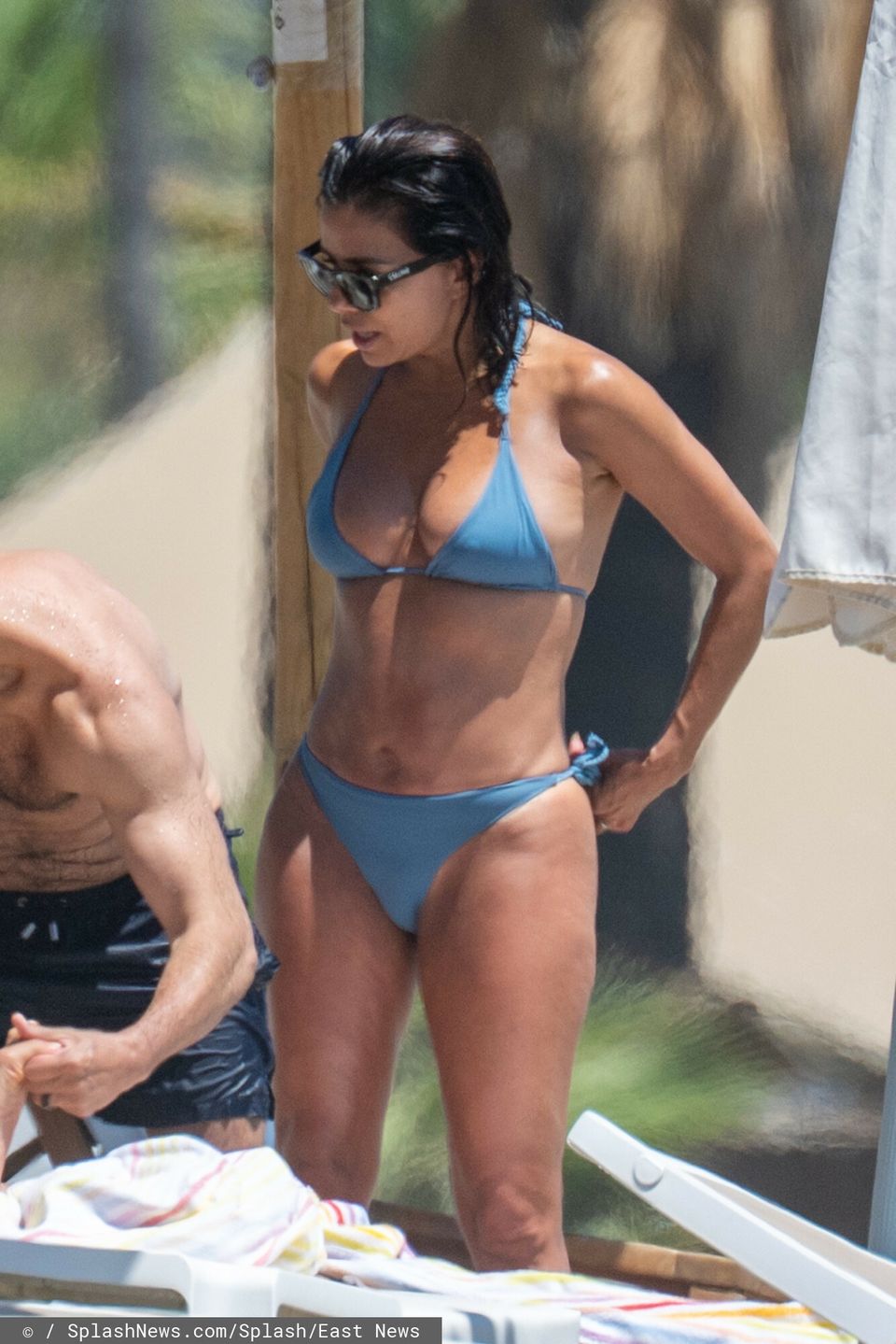 Eva Longoria na plaży 
