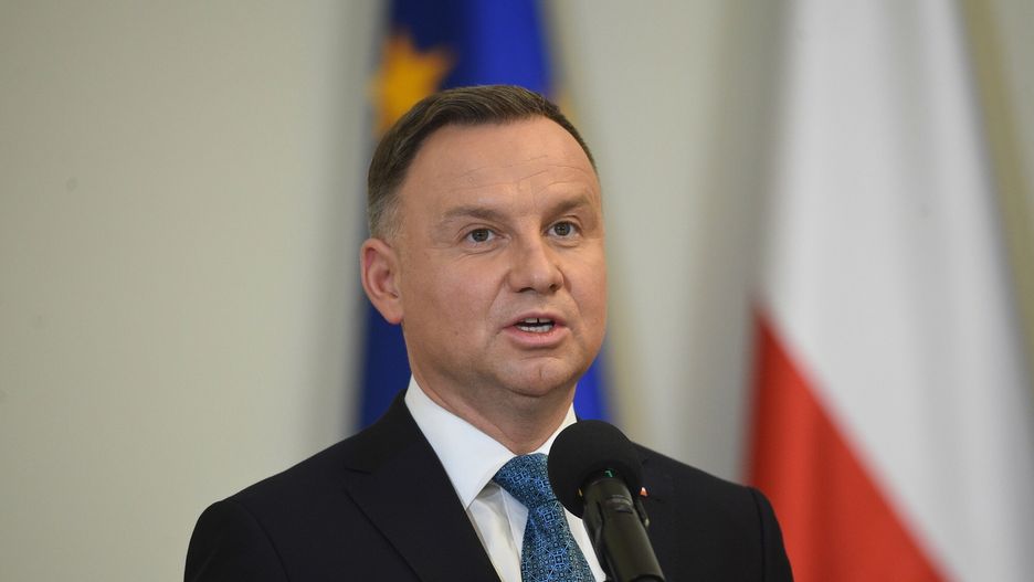 Prezydent podpisa? ustaw? dot. III Igrzysk Europejskich w 202317.12.2021 Warszawa Uroczystosc podpisania przez Prezydenta RP ustawy o wsparciu przygotowania III Igrzysk Europejskich w 2023 roku  fot. Zbyszek Kaczmarek/REPORTER
n/z: Andrzej DudaZbyszek Kaczmarek/REPORTER