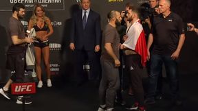 UFC Sankt Petersburg: gorąco na ważeniu. Antigułow popchnął Oleksiejczuka! (wideo)