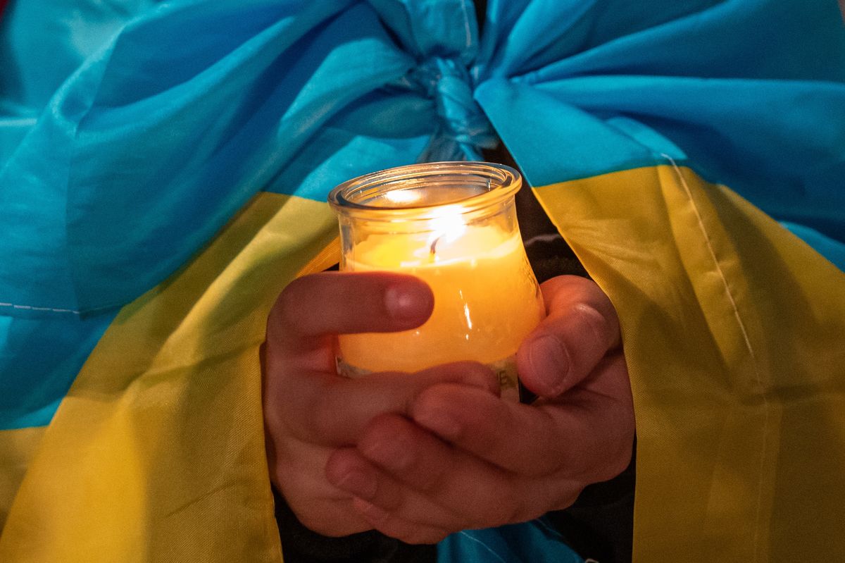 Прапор України (Photo by Marcos del Mazo/LightRocket via Getty Images)