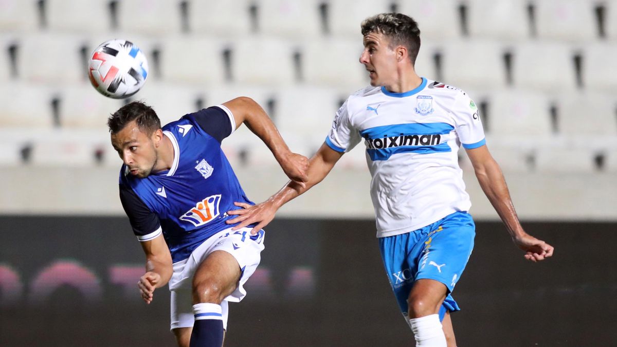 PAP/EPA / SAVVIDES PRESS / Na zdjęciu: Alan Czerwiński (z lewej) i Diego Aguirre