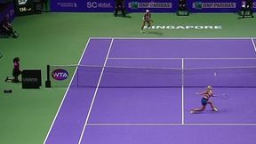 WTA Finals, Kerber - Cibulkova: kapitalny wolej w wykonaniu Słowaczki