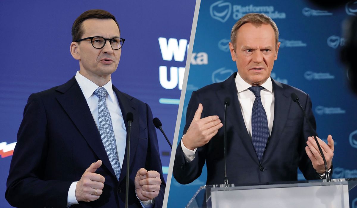 Niespodziewany apel do Tuska na konferencji Morawieckiego 