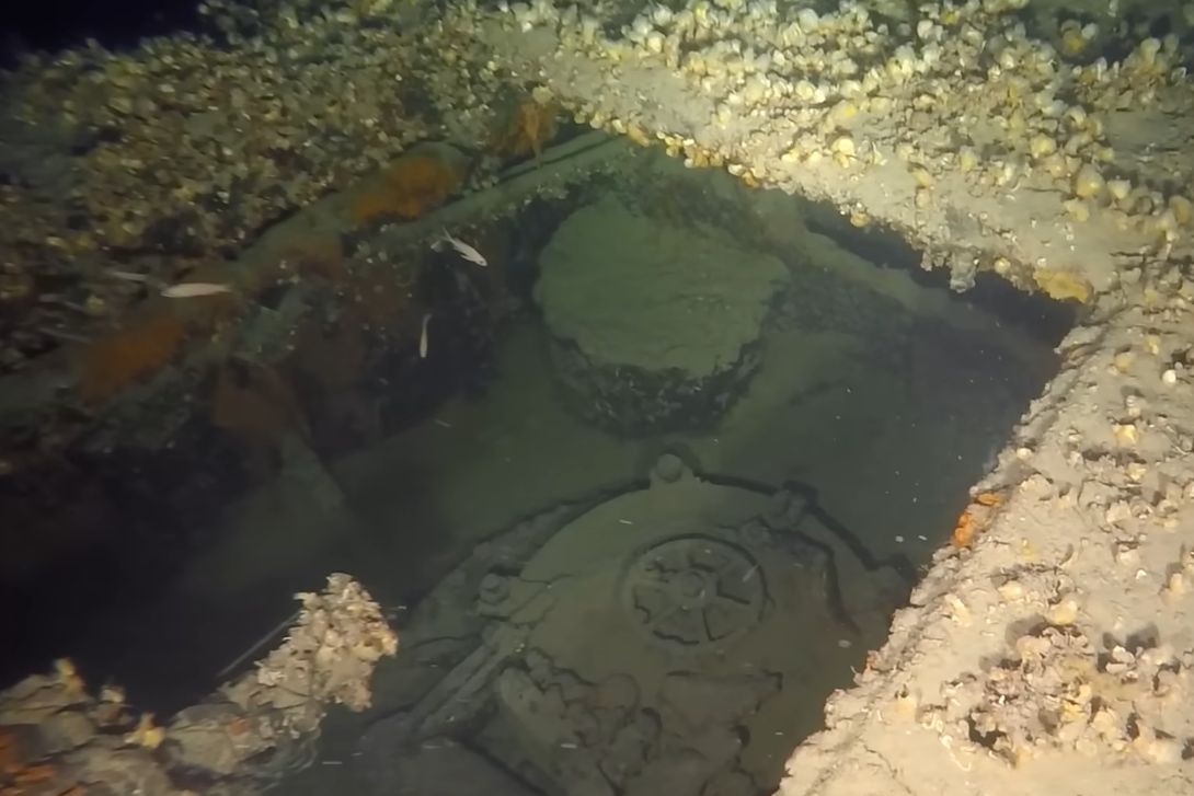 Okręt podwodny HMS Triumph zatonął w 1942 roku w Morzu Egejskim 