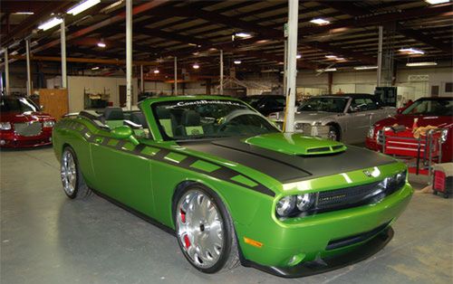 Dodge Challenger Convertible przed SEMA