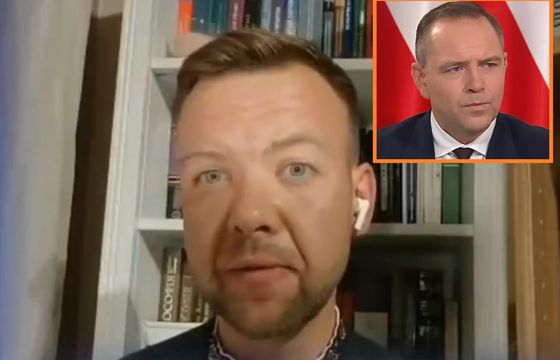 Skandaliczne słowa ukraińskiego dziennikarza o Karolu Nawrockim. Redakcja reaguje