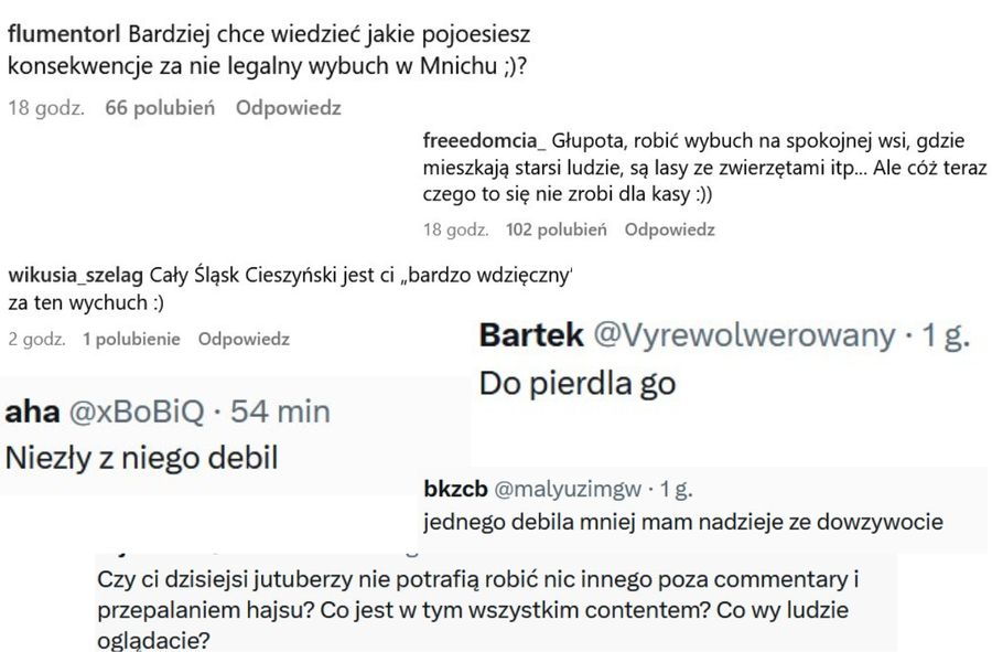 Komentarze internautów o Czvjniku