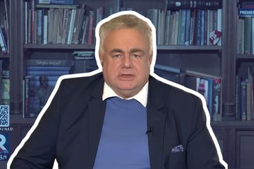 Tomasz Sakiewicz. Fot. TV Republika, montaż Wirtualnemedia.pl. 