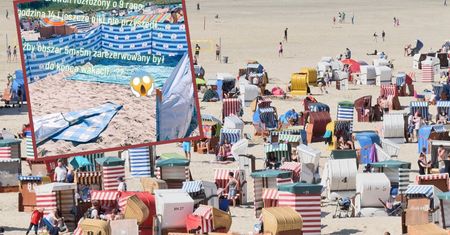 "Godzina 14 i nikt nie przyszedł". Absurd na plaży w Międzyzdrojach