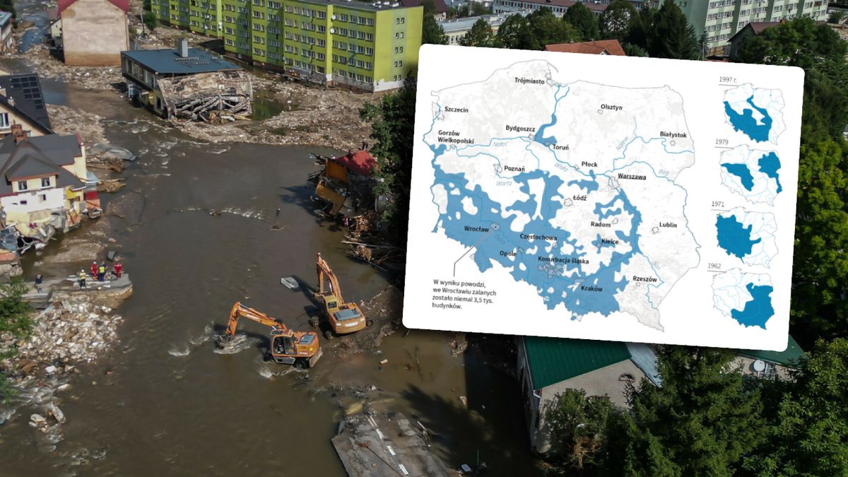 Przez Kłodzko przeszła niszczycielska fala powodziowa 