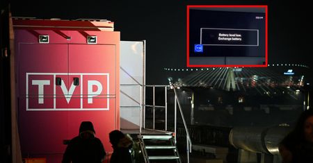 Miało być łączenie z reporterem. Na ekranie pojawił się komunikat