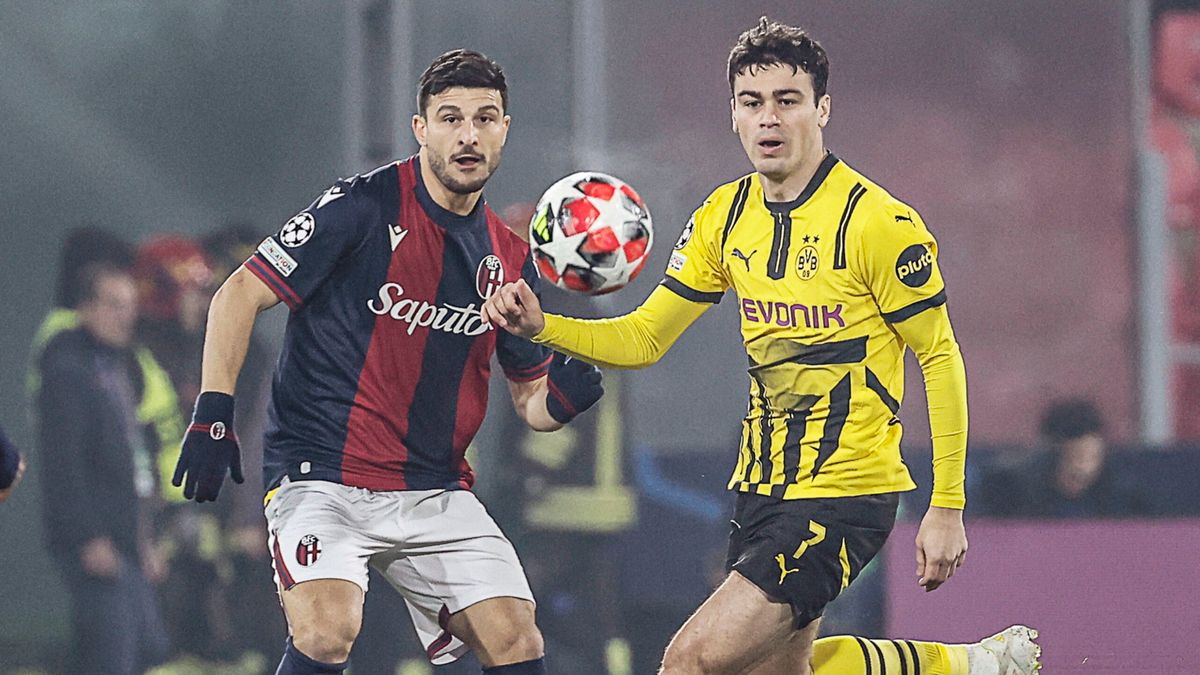 PAP/EPA / Elisabetta Baracchi / Mecz Ligi Mistrzów: Bologna FC - Borussia Dortmund