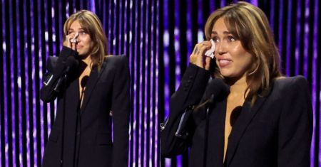 Zapłakana Miley Cyrus przyjmuje tytuł Legendy Disneya. Gwiazda odniosła się do swoich skandali. "Przepraszam"