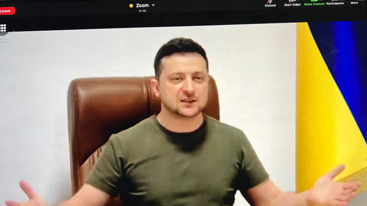 Rozmowa amerykańskich senatorów z Zełenskim 