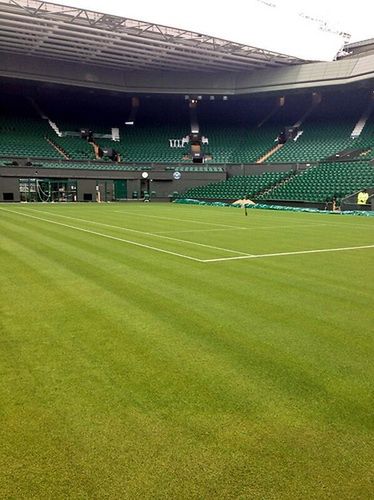 Kort centralny Wimbledonu - prawdziwa świątynia tenisa (Foto: Twitter)