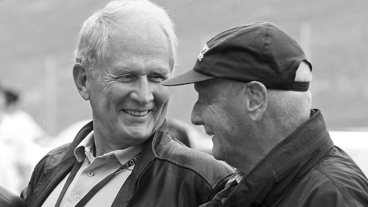 Helmut Marko (po lewej) i Niki Lauda