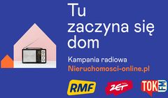 Serwis Nieruchomosci-online reklamuje się w radiu kampanią „Tu zaczyna się dom”