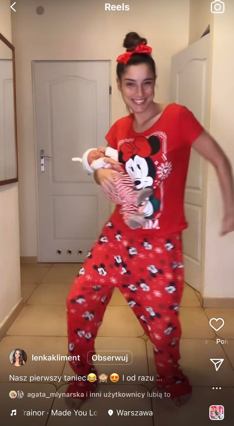Lenka Klimentova z synem