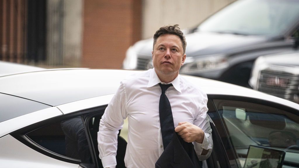 Na zdjęciu Elon Musk