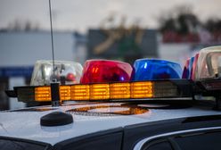 Śląskie. Jechał od lewej do prawej. Prawie zderzył się z policjantami po służbie