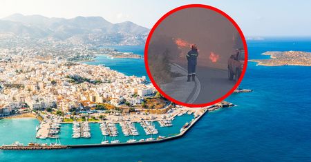 Kreta zmaga się z pożarami. Jeden obszar jest ewakuowany