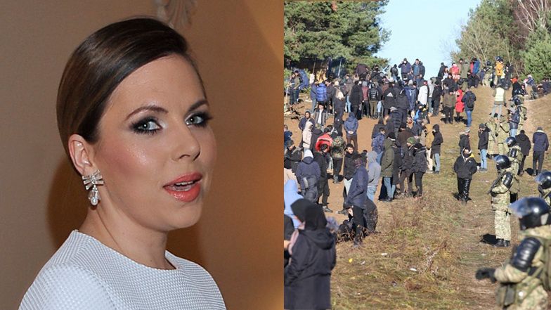 Aleksandra Kwaśniewska broni migrantów 