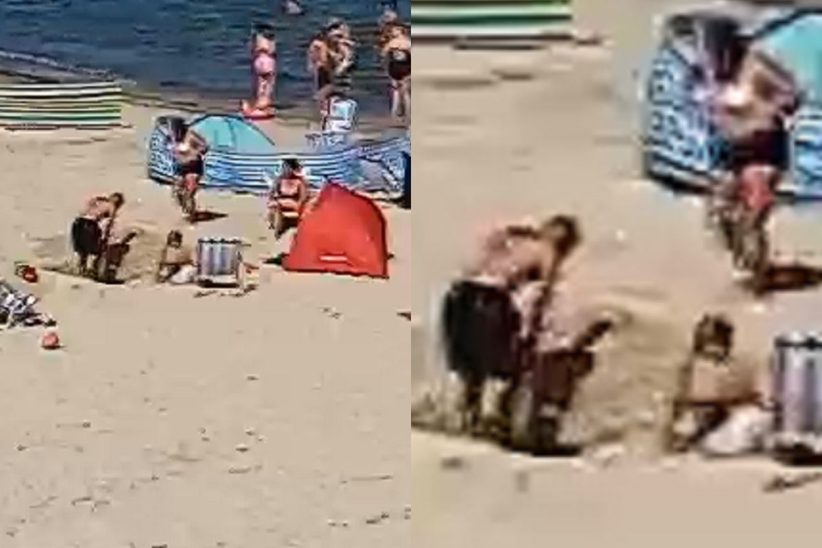 Kopanie dołów na plaży jest niebezpieczne