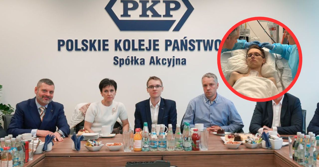 Dominik wpadł pod pociąg. Odwiedził centralę PKP. "Umowa stypendialna"