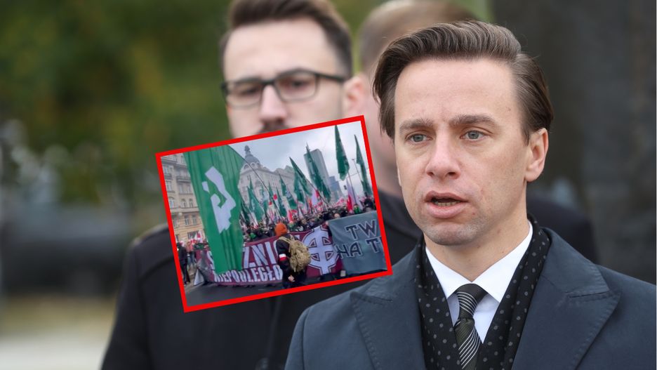 Krzysztof Bosak okrzyczany przez nacjonalistów