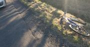 Pijany motocyklista wjechał w rowerzystkę. Trafiła do szpitala