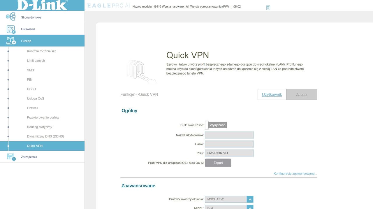 D-Link EAGEL PRO G416/EE - vpn