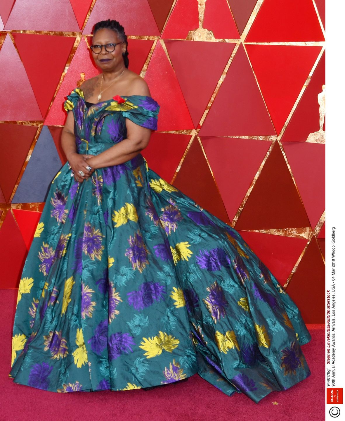 Whoopi Goldberg – Oscary 2018, kreacja: Christian Siriano