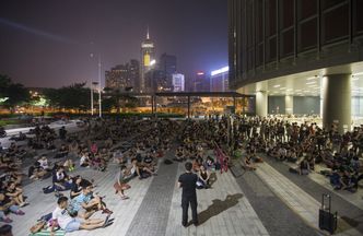 Protesty w Hongkongu. Coraz mniej protestujących
