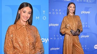 Izabella Krzan w cekinowym kombinezonie posyła uśmiechy podczas finału "Top Model" (ZDJĘCIA)