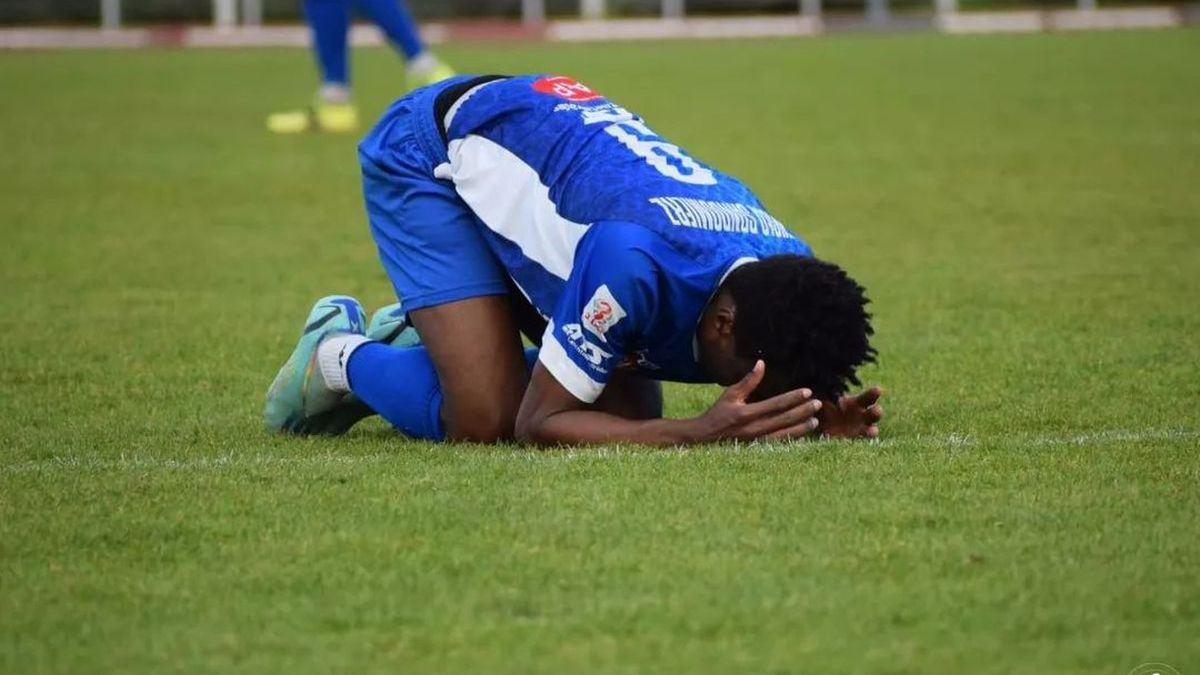 Instagram / SKS Wisła Sandomierz / Na zdjęciu: piłkarz SKS Wisły Sandomierz