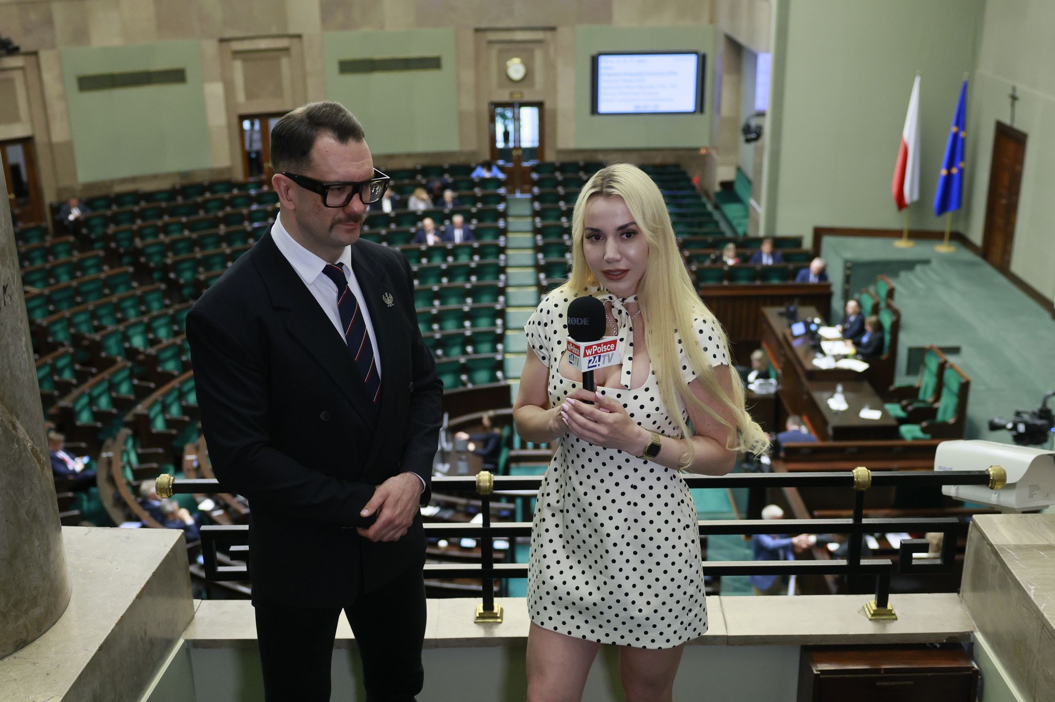Łukasz Mejza i Marianna Schreiber