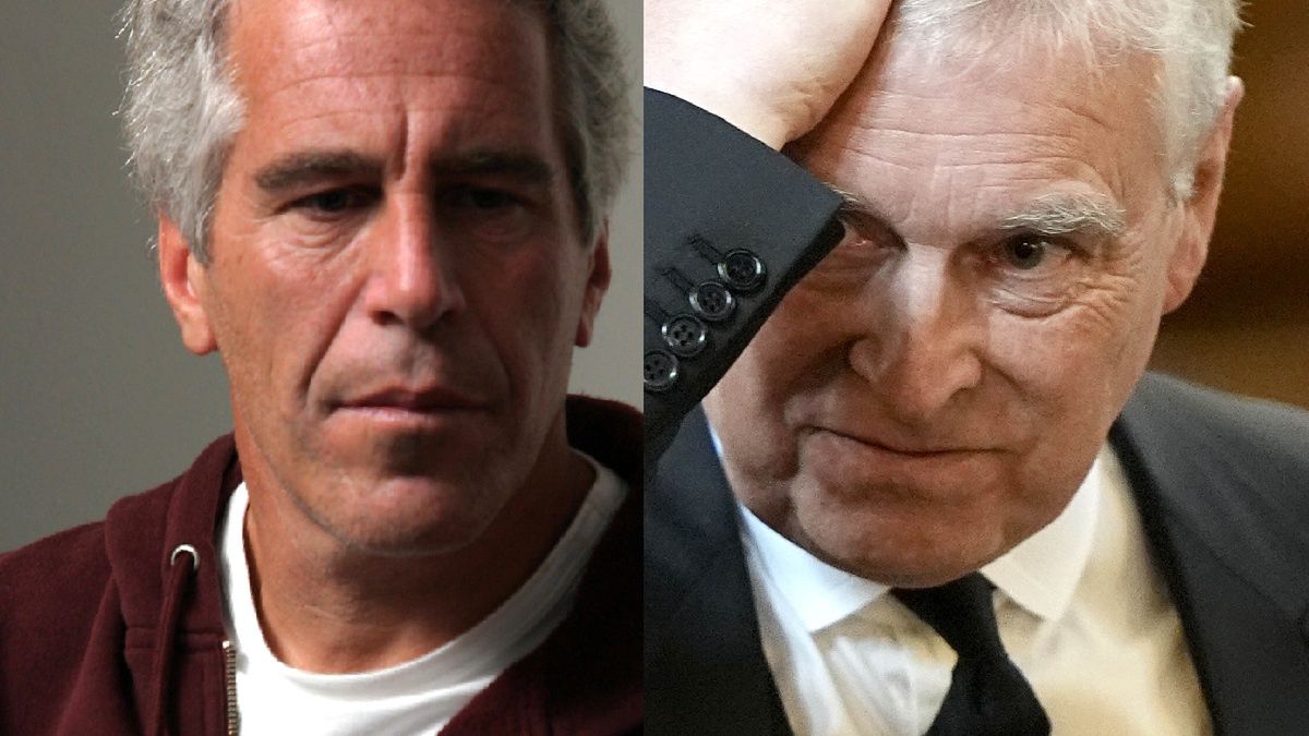 Jeffrey Epstein i Andrzej Mounbatten-Windsor