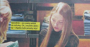 Agatka szasta kasą