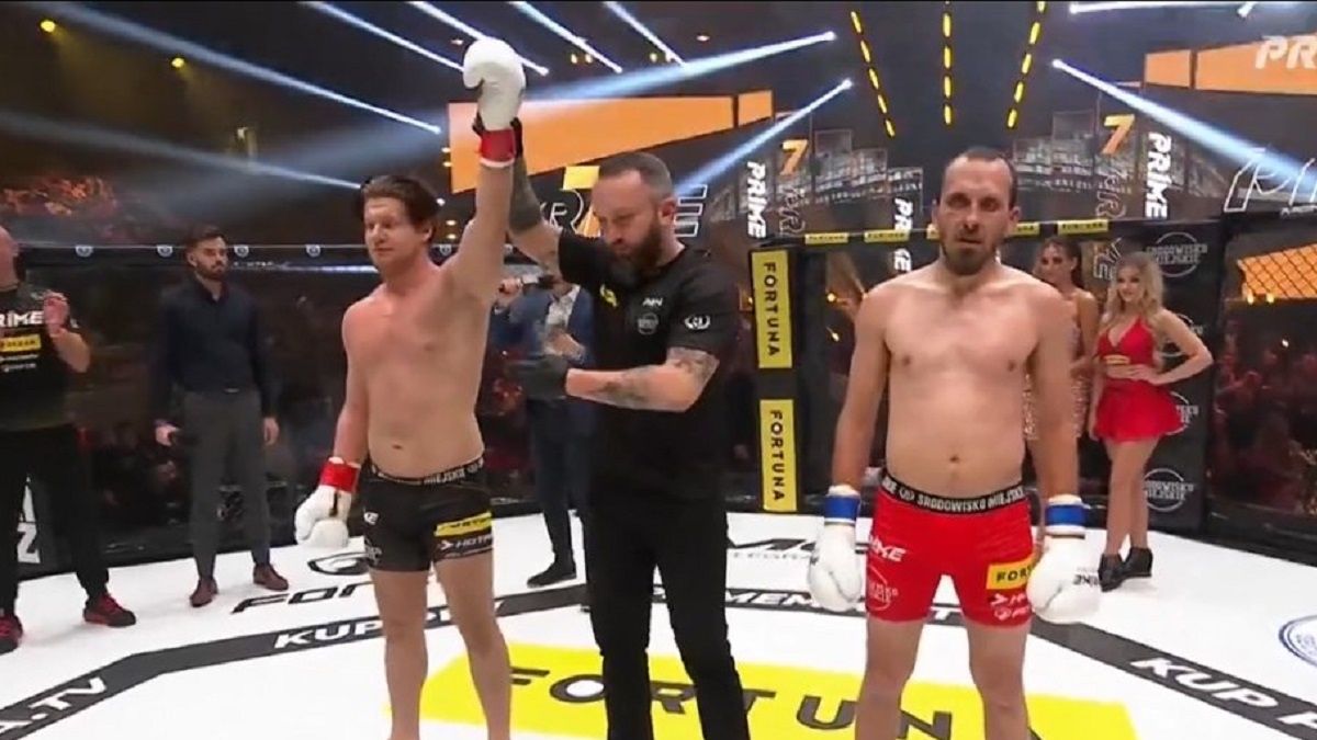 Natan Marcoń wygrywa na Prime Show MMA 7