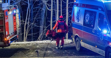 Tragedia pod Tychowem. Ciało kobiety tuż przy lesie