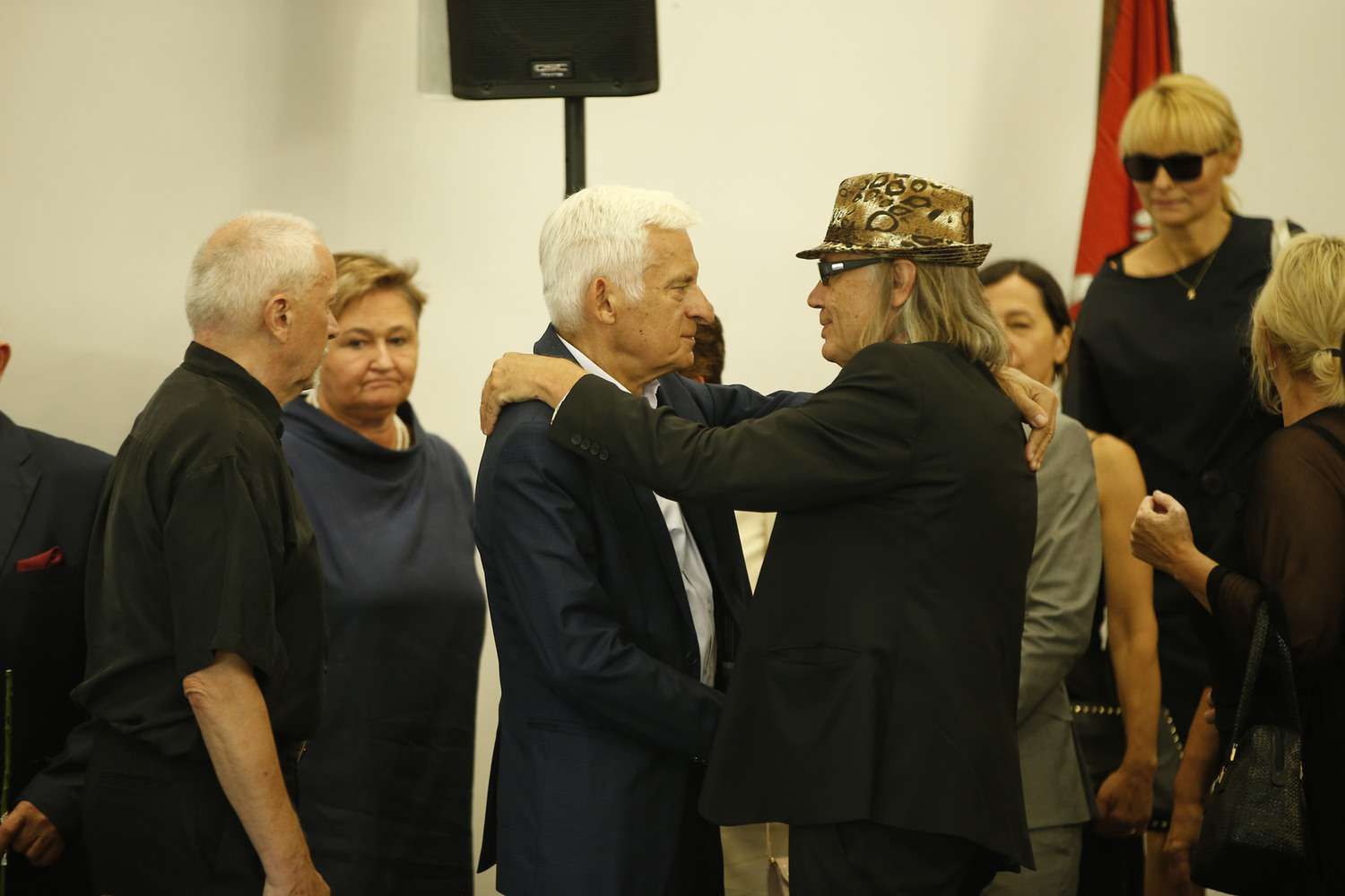 Kamil Sipowicz, Jerzy Buzek, Magdalena Środa - pogrzeb Kory