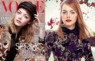Emma Stone na okładce "Vogue'a"! PIĘKNA?