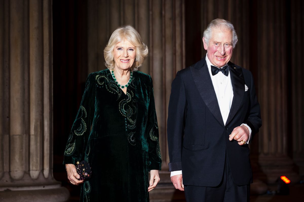 Król Karol III wraz z królową małżonką Camillą