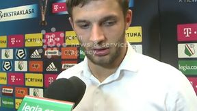 Bartosz Bereszyński przed meczem z Ajaksem: Idąc prawem serii był remis i porażka, to teraz wygrana