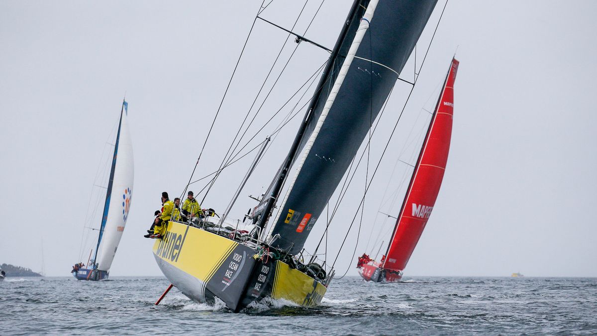 Jacht Team Brunel podczas regat Volvo Ocean Race